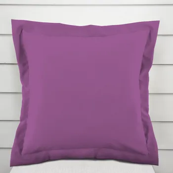 Povlak na polštářek Bavlněný povlak na polštář s lemem Moni MO-079 Purpurový 40 x 60 cm