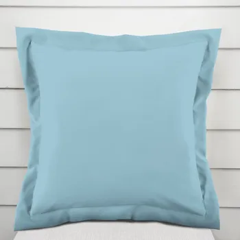 Povlak na polštářek Bavlněný povlak na polštář s lemem Moni MO-078 Nebeská modrá 40 x 60 cm