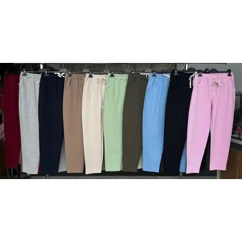 Dámské kalhoty Kalhoty do gumy se šňůrkou 25807 barva: zelená-mint