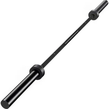 SPORTNOW Činka SPORTNOW, olympijská tyč 180 cm, ocelová, nosnost 200 kg, černá