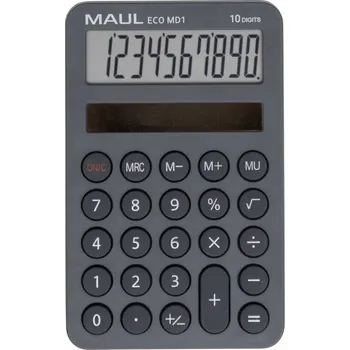 Kalkulačka Maul ECO MD 1 kapesní kalkulačka, displej (počet míst) 10, solární napájení, šedá
