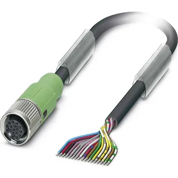 Phoenix Contact SAC-17P- 1,5-PUR/FS SCO upravený zástrčkový konektor pro senzory - aktory, 1430776, piny: 17, 1.50 m, 1 ks