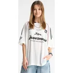 Reporter Young | Dívčí bílé sportovní síťované tričko ve dresovém střihu s číslem 17 - Barva BÍLÁ, Velikost 164 261-0440G-30-220-1