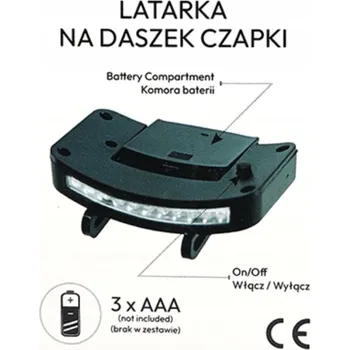 Čepice SVÍTILNA NA KŠILT ČEPICE CAP-LIGHT B