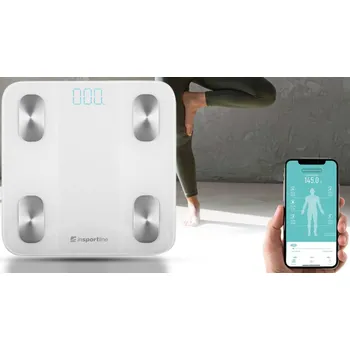 Osobní váha inSPORTline Syncale 20 bílá