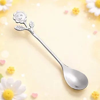 Příbor Ocelová lžička Sunflower