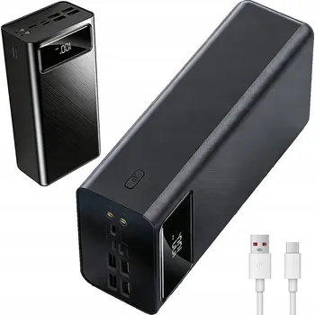 Powerbanka Powerbank Rychlé Nabíjení 50000mAh S LED USB-C USB-A PD QC3.0