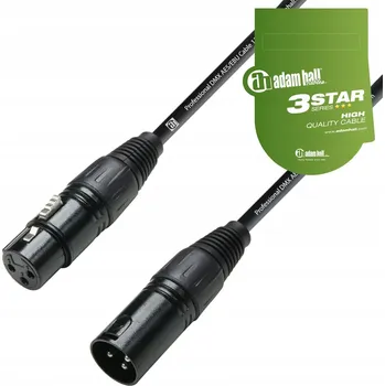 Audio kabel Adam Hall KDMX10 audio kabel 10m černý