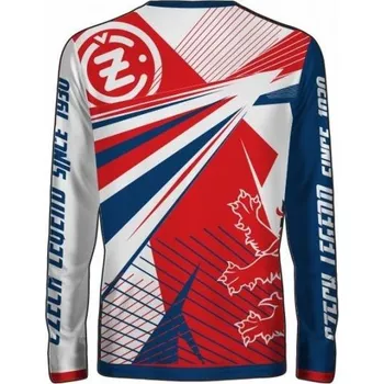 Moto dres Dres ČZ Logo Since 1930 červeno/modro/bílý 15102-111098 - XL