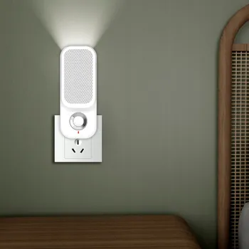 Lampička 5W LED NOČNÍ LAMPA PRO KONTAKT, SENZOR SOUMRAKU