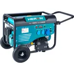 HERON elektrocentrála benzínová 15HP/7,0kW, pro svařování, elektrický start, podvozek