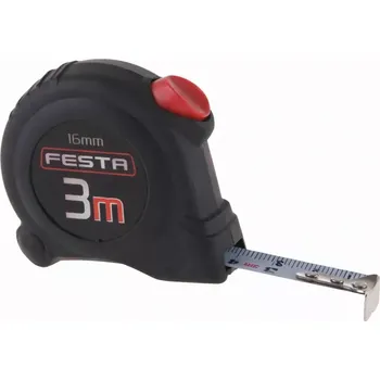 metr Svin. metr FESTA 3m x 16mm, aut. brzda