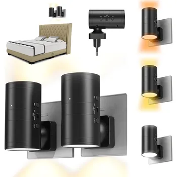 Nástěnné svítidlo Nástěnné svítidlo Bedee černé, integrovaný LED zdroj 3 W