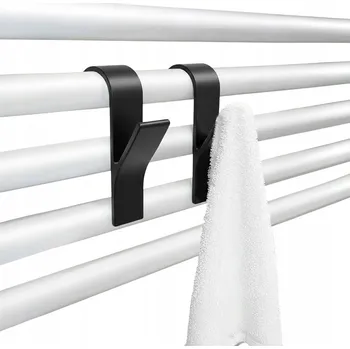 Věšák Háček bez vrtání Rodeno černý