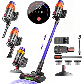 Vysavač Vysavač Tyčový Vysavač s HEPA Filtrem 35000Pa Tichý s LED Displejem