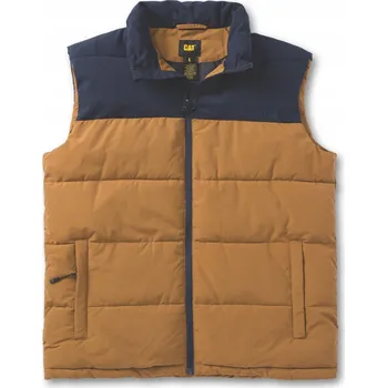 Pracovní obuv Pracovní vesta bez rukávů CAT Caterpillar Artic Zone Vest hnědá XXL