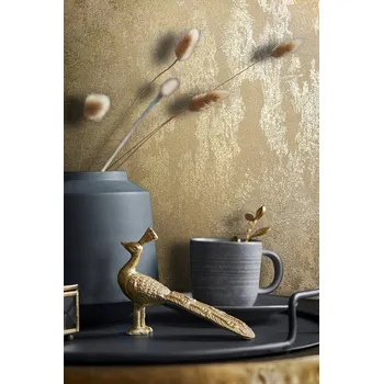 Tapeta ZLATÁ TAPETA K TISKU EFEKT SATÉNOVÉ OMÍTKY TAPETY 30 M X 106 CM