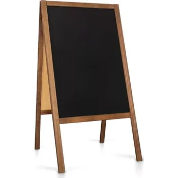 Kancelářský nábytek Dřevěný poutač 610x1180 - Tmavě hnědý