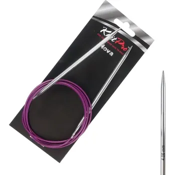 Nástroj na niť a příze Kruhové jehlice Nova 150 cm 4 mm