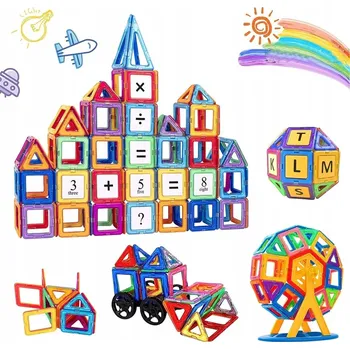 ostatní stavebnice STAVEBNICE MONTESSORI ABS BEZPEČNÉ PRO DĚTI 3-8 LET VZDĚLÁVACÍ