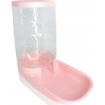 Miska pro psa Automatický dávkovač krmiva z plastu Regmag růžový 3,8 l