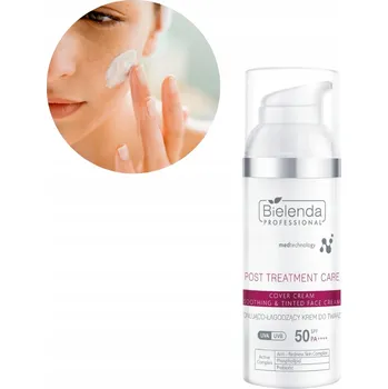 Pleťový krém Tónovací a zklidňující krém na obličej SPF 50 Bielenda Cover Cream 50 ml