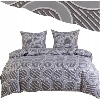 Povlečení POVLEČENÍ 160x200cm + 2 povlaky na polštáře 70x80 Moderní sada 3 DÍLNÁ AML 3046