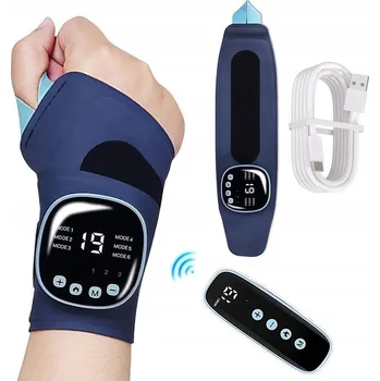 Masážní přístroj Hřejivá a masážní bandáž na zápěstí PILOT, EMS masáž, 3 úrovně tepla