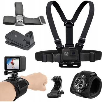 DRŽÁK KAMERY NA HRUDNÍK S ČELENKOU PRO GOPRO INSTA360