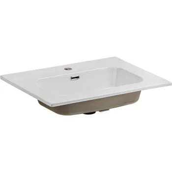 Umyvadlo Comad Nábytkové keramické umyvadlo GO 60/DP-8095, 61x46 cm, bílá lesklá