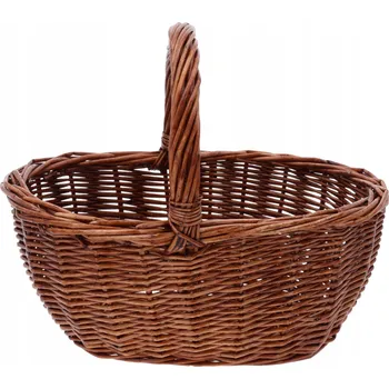 Nákupní košík Proutěný košík hnědý 1 ks