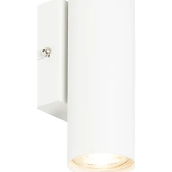 Nástěnné svítidlo Moderní bílé nástěnné svítidlo se 2 světly - Jeana
