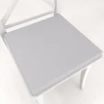 Čtvercový podsedák Rongo RG-016 Světle šedý - 38x38x3 cm