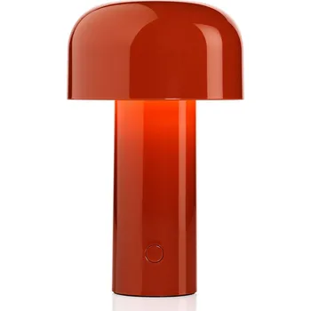 Lampička Nabíjecí LED stolní lampa FLOS Bellhop cihlově červená - kabel 120 cm LED 2,5 W celkem - Doprava zdarma