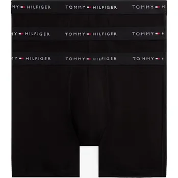 Pánské spodní prádlo Pánské boxerky Tommy Hilfiger UM0UM03878 BEH 3PACK L Černá