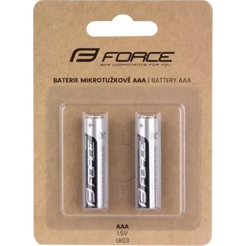 Tachometr FORCE Baterie FORCE mikrotužkové AAA / 1,5V 1 x 2 ks