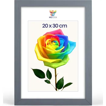 Obraz Rámeček na fotografie 20 x 30 cm, zelený, z přírodního dřeva