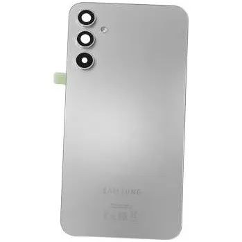 Náhradní kryt pro mobilní telefon Samsung A346 Galaxy A34 5G kryt baterie + sklíčko kamery silver