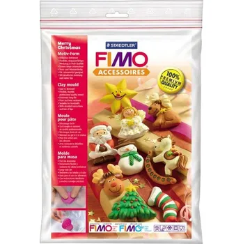 Fimo silikonová forma Marry Christmas 8742-12