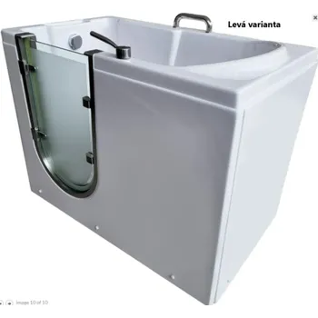 Vana Aplomo Medica H5622-130-L Sedací Akrylátová Vana S Dvířky 130 Cm