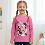 Setino Dívčí tričko Minnie tm.růžové