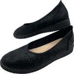 Lathay moda Dámské černé mokasíny 08 Barva: Černá, Velikost: 37