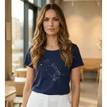 Dámské triko KIXMI ROCCA TMAVĚ MODRÁ M