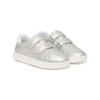 Oblečení a móda Sneakersy Calvin Klein Low Cut Velcro V1A9-83205-0376 S Stříbrná 31