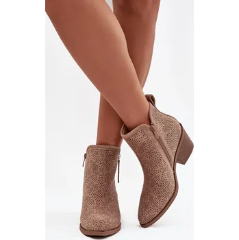 Dámská zimní obuv Boty na podpatku model 222514 Step in style 40