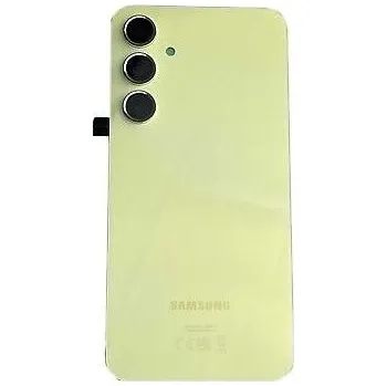 Náhradní kryt pro mobilní telefon Samsung A556 Galaxy A55 5G kryt baterie + sklíčko kamery yellow
