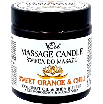 Masážní přípravek Vcee Sweet Orchidea&Chili tělová masážní svíčka, 80g