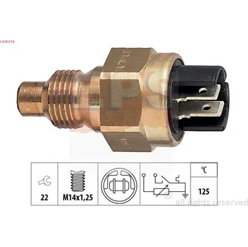 Auto-moto Snímač, teplota chladiva EPS 1.830.510