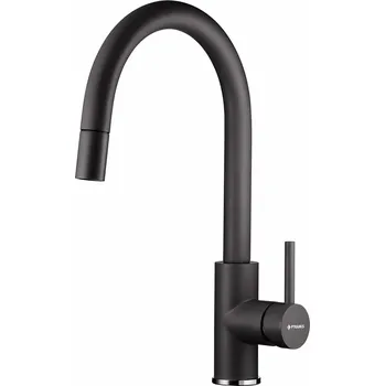 Vodovodní baterie dřezová baterie Pyramis VERISMO černá matná