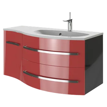 Koupelnový nábytek Lavedo Vanessa Red 110 koupelnová skříňka s umyvadlem Orientace: Pravá, VNDL-110_R_PRAVA